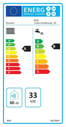 Kiturami Low NoX New Turbo Condensing 30S Standard Boiler Condensation Petroleum with Burner 28374kcal/h