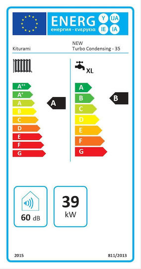 Kiturami Low NoX New Turbo Condensing 35S Standard Boiler Condensare Cazane cu arzător 33533kcal/h