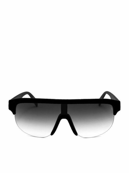 Italia Independent Men's Sunglasses with Black Plastic Frame and Black Gradient Lens 0911V.009.000