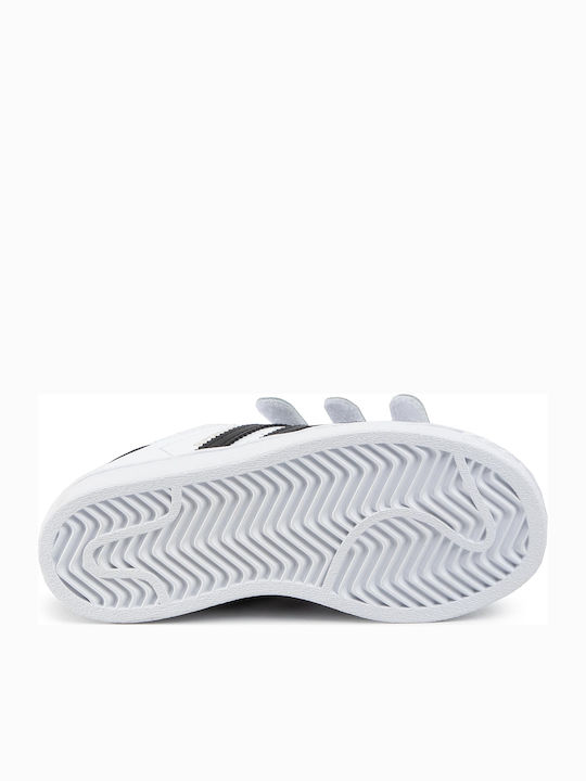 Superstar SUPERSTAR Kinder Sneakers mit Klettverschluss Cloud White / Core Black