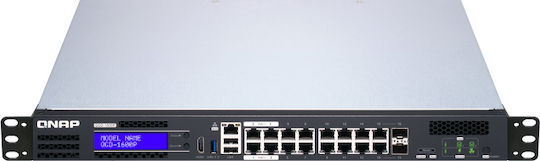 QNap QGD-1600P-4G Managed L2 PoE+ Switch με 14 Θύρες Ethernet και 2 SFP Θύρες