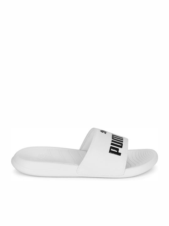 PUMA Popcat Slides White