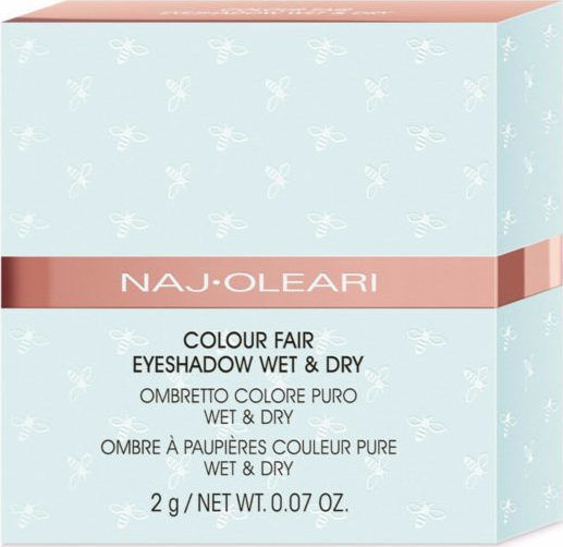 Naj-Oleari Fard De Pleoape Fair Eyeshadow Wet & Dry În Formă Pudră Presată Cu Culoare Albastră