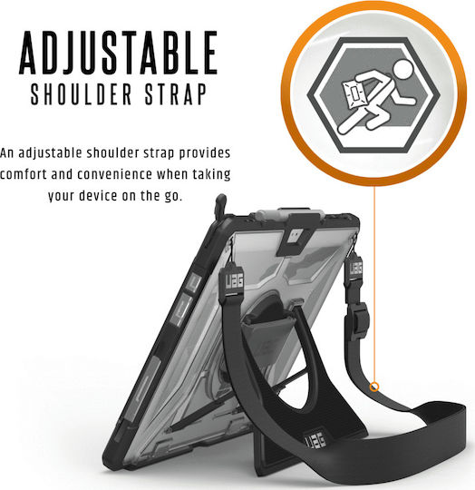UAG Plasma With Handstrap & Shoulder Strap Back Cover Ανθεκτική Διάφανη