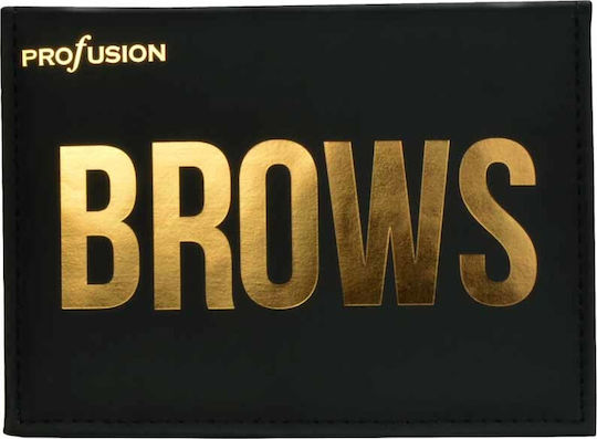 Profusion Cosmetics Beauty Book Eyebrow Makeup Palette with Highlighter