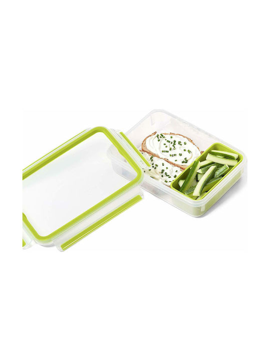 Emsa Clip & Go Δοχείο Φαγητού Πλαστικό Green 1.2lt