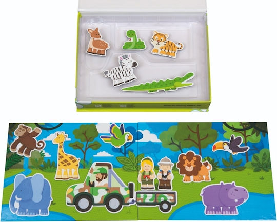 Andreu Toys Μαγνητικό Παιχνίδι Κατασκευών X Magnetic Jungle για Παιδιά 3+ Ετών