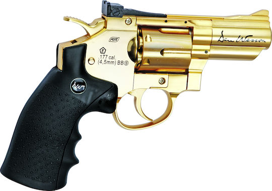 Asg Аеропистолет CO2 Dan Wesson 2.5" Gold Revolver Airgun 4.5мм