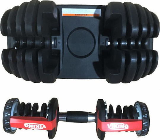 Viking Iron Flex Reloaded V-2 Dumbbell 1x 24kg Adjustable with Stand