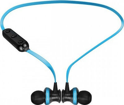 Awei B980BL In-ear Bluetooth Handsfree Ακουστικά με Αντοχή στον Ιδρώτα Μπλε