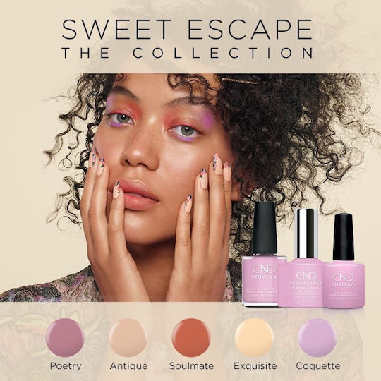 CND Vinylux Glossy Βερνίκι Νυχιών Μακράς Διαρκείας 307 Soulmate Sweet Escape Collection 15ml