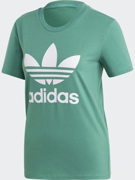 Trefoil Women's T-shirt Polka Dot Green