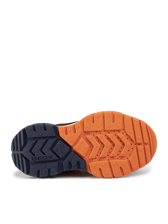 Tuono Παιδικά Sneakers Ανατομικά με Σκρατς Πορτοκαλί