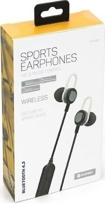 Platinet Sport PM1068 In-ear Bluetooth Handsfree Earphones Blacα