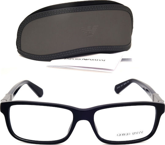 Giorgio Armani Plastic Eyeglass Frame Black AR7001 5017