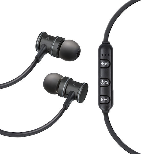 Forever BSH-200 In-ear Bluetooth Handsfree Ακουστικά Μαύρα