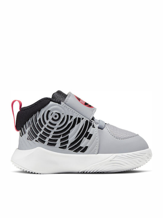 Team Hustle D 9 Kids Sports Shoes Basketball Grey
