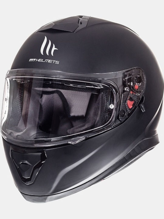 MT Thunder 3 SV Matt Black Κράνος Μηχανής Full Face ECE 22.05 με Sunvisor