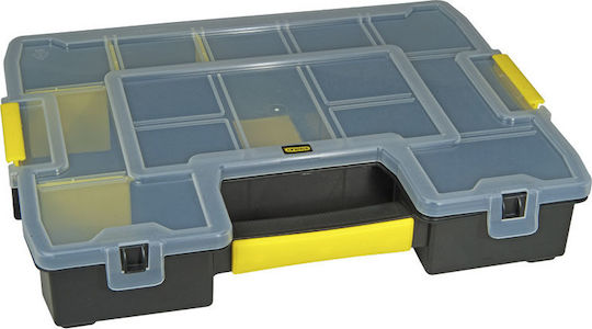 Stanley SortMaster Tool Compartment Organiser 14 Slot Adjustable Black 37.5x29x7cm