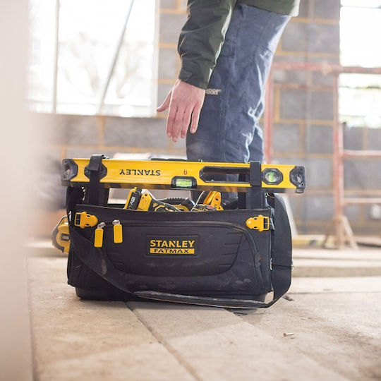 Stanley Fatmax Open Top Waterproof Black Over the Shoulder Tool Bag