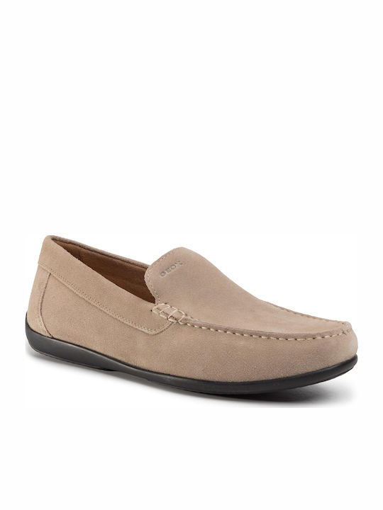 U Ascanio A Wildleder Herren Mokassins in Beige Farbe