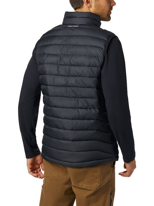 Columbia Powder Lite Men's Sleeveless Puffer Jacket Black