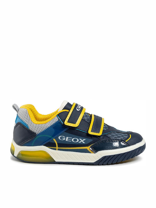 Geox Kinder-Sneaker Inek Anatomisch mit Klettverschluss Marineblau