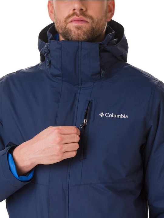Element Blocker II 3 in 1 Winter Jacke Wasserdicht und Winddicht Blau