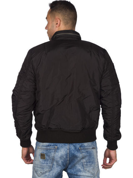 Engine Winter Jacket Bomber Black