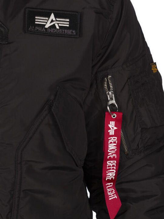 Engine Winter Jacket Bomber Black