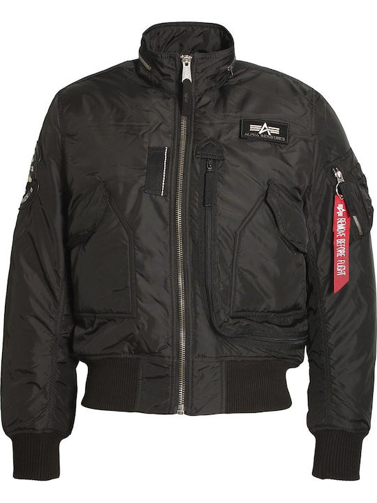 Engine Winter Jacket Bomber Black