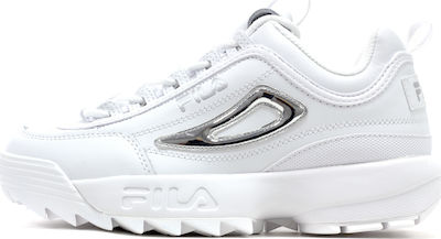 fila disruptor 2 metallic silver