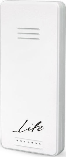 Life Tundra Curved Wireless Digital Weather Station Tabletop Black