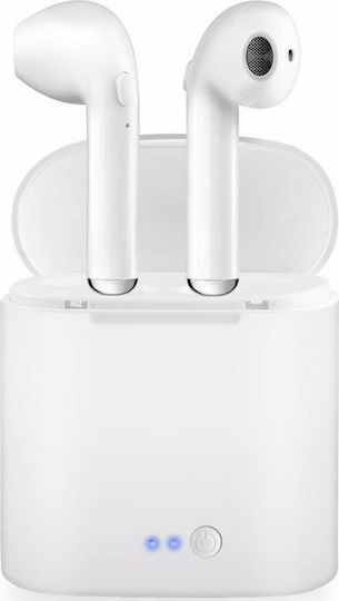 TWS i7s Ohrstöpsel Bluetooth-Freisprecheinrichtung Kopfhörer mit Ladeetui Weiß