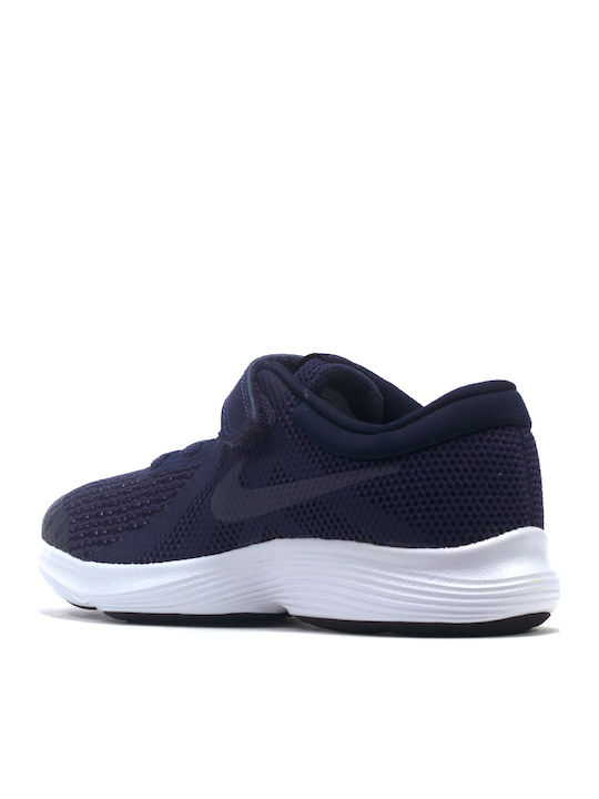 Revolution Revolution 4 Kids Sports Shoes Running with Hoop & Loop Closure Neutral Indigo / Light Carbon