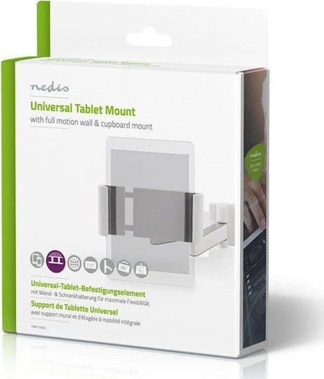 Nedis TWMT200SI Tablet Stand Wall Until 12" Silver