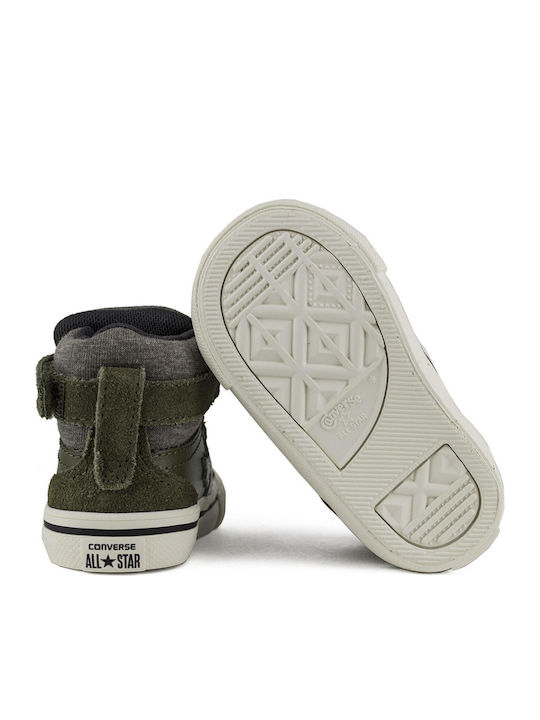 Chuck Taylor All Star Pro Blaze Strap Детски Маратонки High с Велкро Зелени