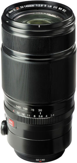 Fujifilm Crop Φωτογραφικός Φακός Fujinon XF 50-140mm F/2.8 R LM WR OIS Tele Zoom για Fujifilm X Mount Μαύρος