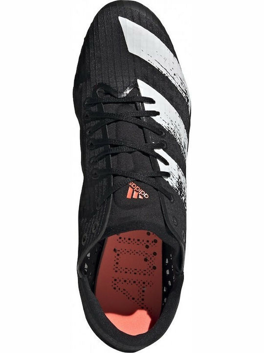 Adizero Finesse Herren Sportschuhe Spikes Schwarz