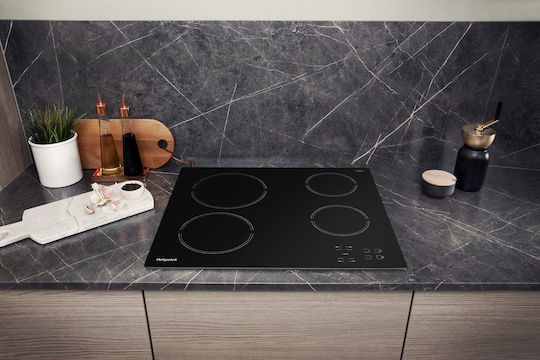 Hotpoint-Ariston Κεραμική Εστία Αυτόνομη με Λειτουργία Κλειδώματος 58x51εκ.