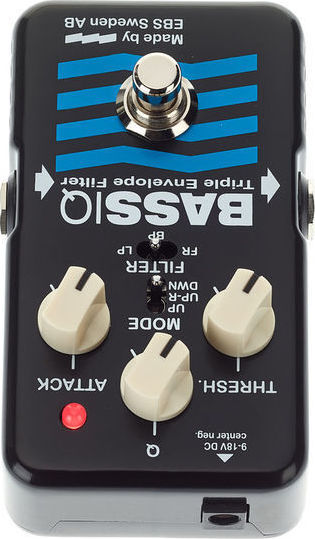 EBS Bass IQ Blue Label Env. Filter Педал Ефект WahWah Електрическа китара и Електрически бас