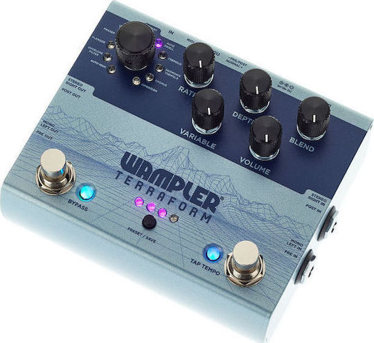 Wampler Terraform Modulator Pedale Wirkung Chorus / Flanger / Phaser E-Gitarre und E-Bass