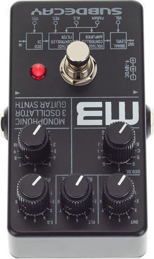 Subdecay M3 Mono Guitar Pedale Wirkung Synthesizer E-Gitarre