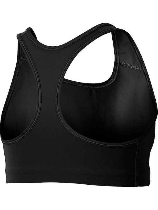 Swoosh Women's Athletic Sports Bra Black