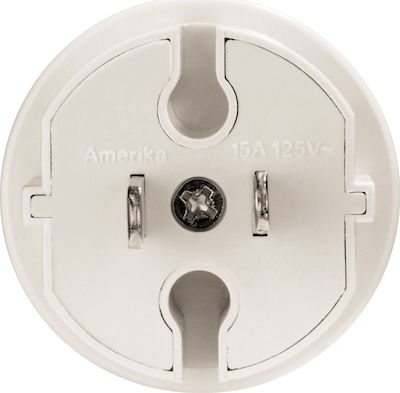 HAMA Greek to US Plug Adapter