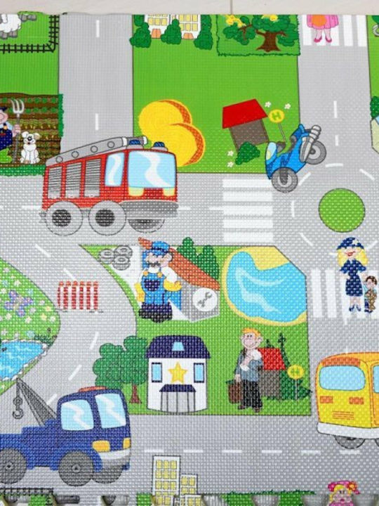 Interactive Eva City Floor Puzzle with Roads 4pcs