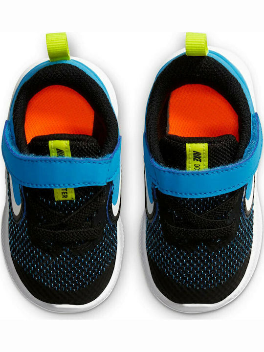 Nike Αθλητικά Παιδικά Παπούτσια Running Downshifter 9 Black / White / Laser Blue