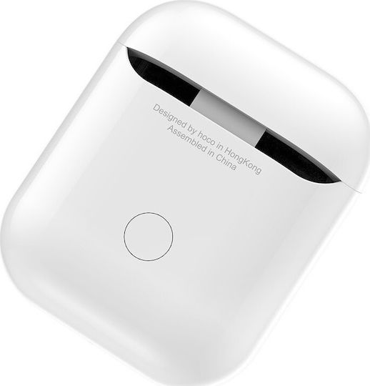 Hoco CW18 Θήκη Σιλικόνης σε Λευκό χρώμα για Apple AirPods