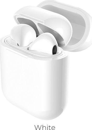 Hoco CW18 Θήκη Σιλικόνης σε Λευκό χρώμα για Apple AirPods