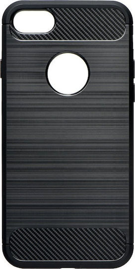 Hurtel Carbon Back Cover Σιλικόνης Μαύρο (Galaxy A20e)